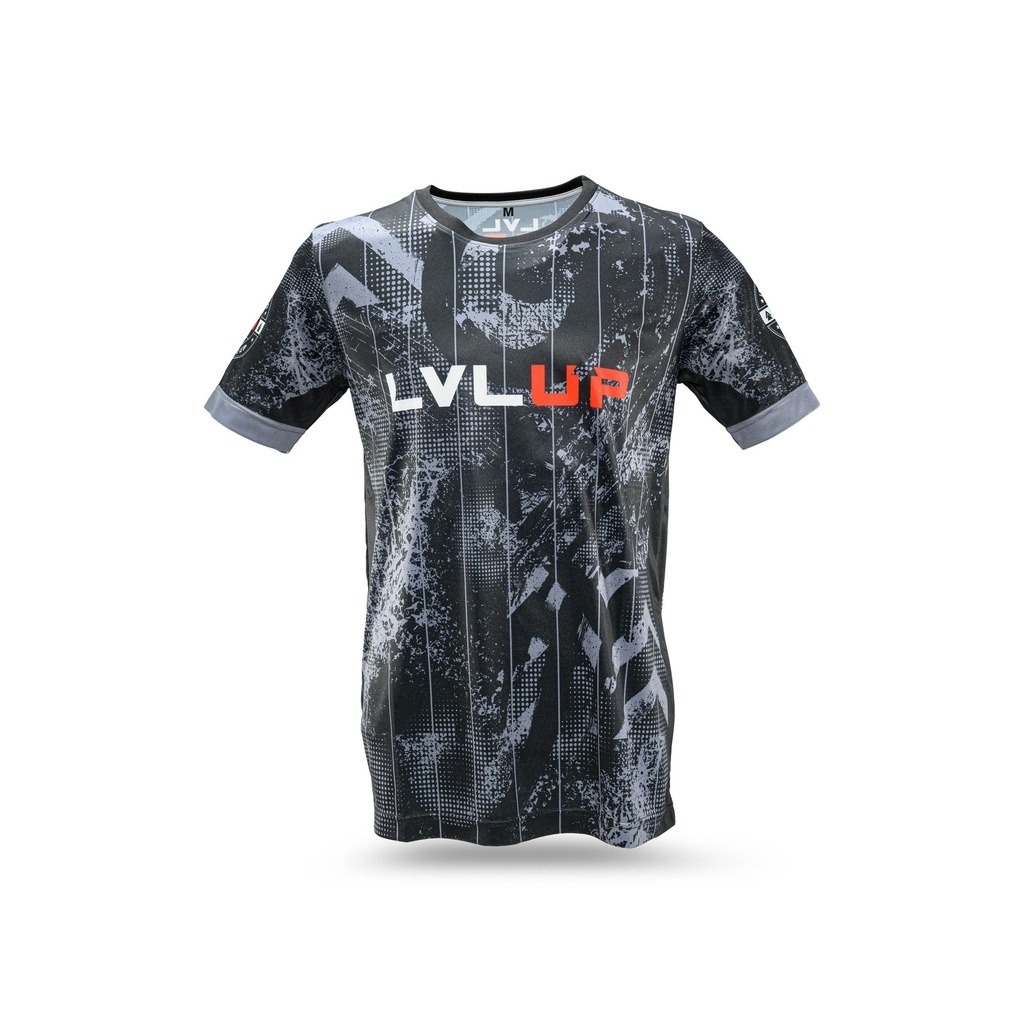 camiseta LVL UP negra
