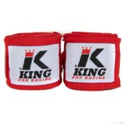 Vendas de boxeo King Pro Boxing rojas elásticas 460 cm - Imagen 2