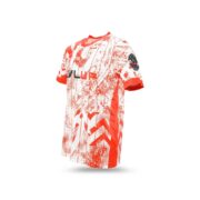 Camiseta LVL UP roja y blanca - Imagen 2