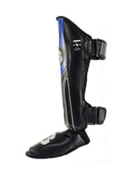 Espinilleras Booster Fight Gear V9 Black/Blue - Imagen 3