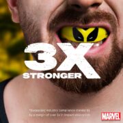 PROTECTOR BUCAL SAFEJAWZ MARVEL™ WOLVERINE | AGARRE FIRME Y PROTECCIÓN DE IMPACTO - Imagen 5