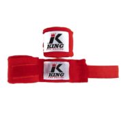 Vendas de boxeo King Pro Boxing rojas elásticas 460 cm - Imagen 3