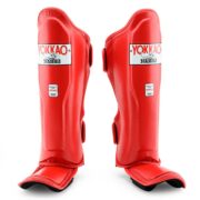 Espinilleras Yokkao Matrix Red
