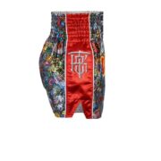 Pantalón Muay Thai Top King 225 Rojo - Imagen 4