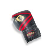 Booster Fight Gear Guantes de Boxeo — Cuero Genuino Negro/Rojo | Muay Thai & Kickboxing - Imagen 3