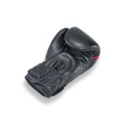 Booster Fight Gear Guantes de Boxeo — Cuero Genuino Negro/Rojo | Muay Thai & Kickboxing - Imagen 2