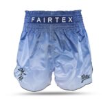 Fairtex Shorts Muay Thai Azul Degradado – Pantalón Combate Kickboxing Hombre