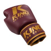 Guantes de Boxeo King Pro — Cuero Premium | Rojo Granate - Imagen 3