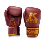 Guantes de Boxeo King Pro — Cuero Premium | Rojo Granate