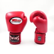 Guantes Twins Special Rojos | Muay Thai y Boxeo | Cuero Genuino - Imagen 2